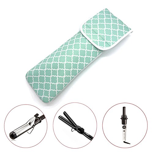 Hair Straighteners Case with Fastener (Green)