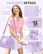Dance Gym Duffel Bag Gifts for Girls Teen (Purple / O)