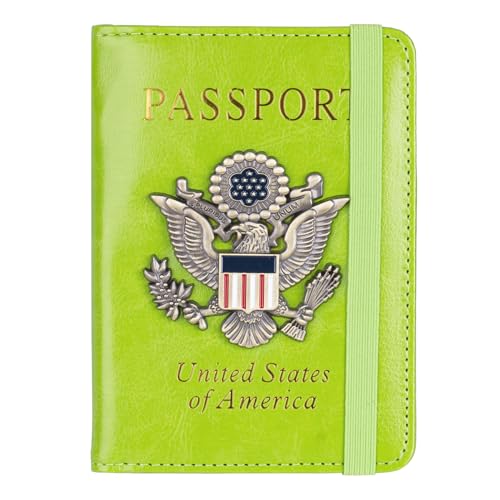 RFID Blocking Passport Holder (Green / Upgraded)