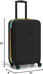 Sherpani Meridian, 22 Inch Carry On Luggage Airline Approved, Rolling Hardside - Image 9