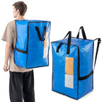 2 Pack Blue Moving Bags W (blue / 2 Large+)