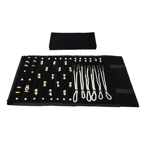 Travel Jewelry Case (Black (2+6+6))