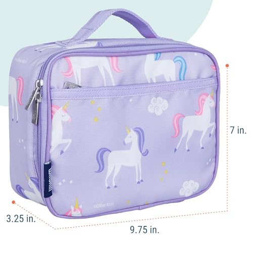 Kids Insulated Lunch Box (9.75 x 7 x 3.25 inches / Unicorn)