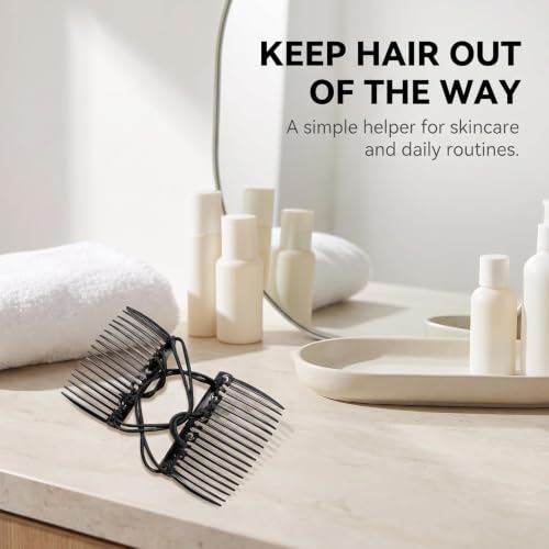 2Pcs Stretchy Comfy Hair Comb Clips