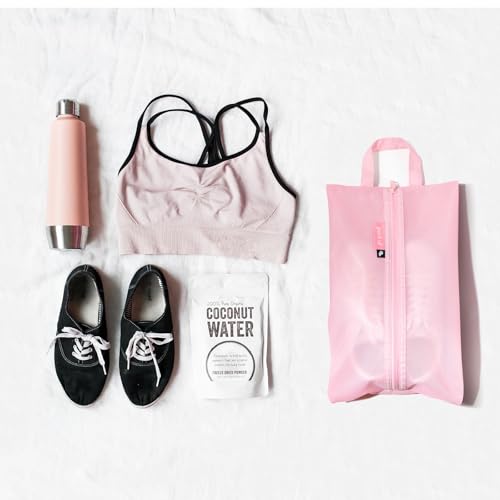 Shoe Bag for Travel (Pink / 2 Pack)
