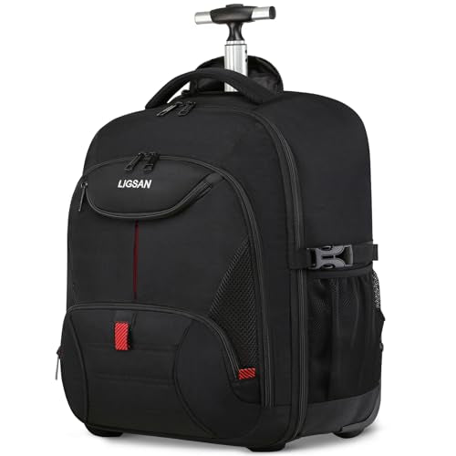 Rolling Backpack (Black / 18 Inch)