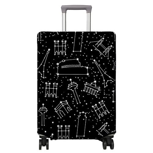 Travel Luggage Cover Suitcase Protector Fits 18 (A-1 / XL(29-32in))