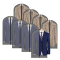 Clear Garment Bag Dress Bags for Storage 43 in (43"-8pcs)