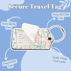 Luggage Tags for Suitcases (Global Travel Stamps)