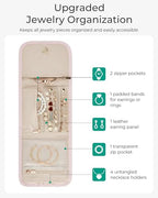 Travel Jewelry Organizer Case (B-Camel / Small)