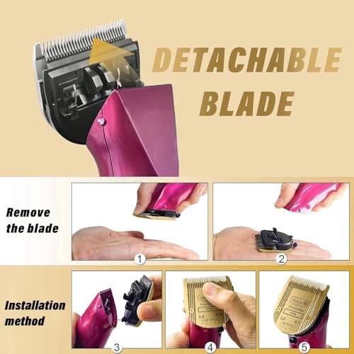 1-Pack 5-in-1 Replacement Blade Compatible with Wahl Animal Clipper, Gold (Gold / 1 Pack)