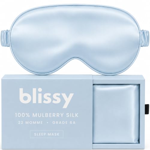 Silk Sleep Mask (Sky Blue)