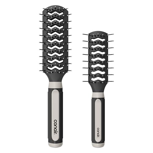 Hair Brush Set (Black / 2 Count)
