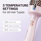 Thermal Brush Blowout Express 1.77" Ionic Heated Round Brush (1.7 Inch / Millennial Pink)