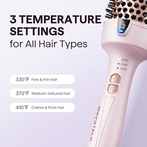 Thermal Brush Blowout Express 1.77" Ionic Heated Round Brush (1.7 Inch / Millennial Pink)