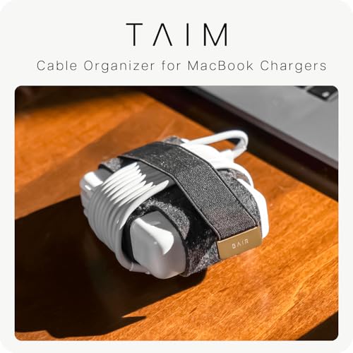 TAIM Premium Charging Cable Organizer Case (Large: Fits 140w, 96w, 87w, 67w, & 61w adapters)