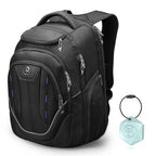 Design Large Travel Backpack For Men (Black/Finder Keychain)