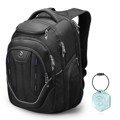 Design Large Travel Backpack For Men (Black/Finder Keychain)