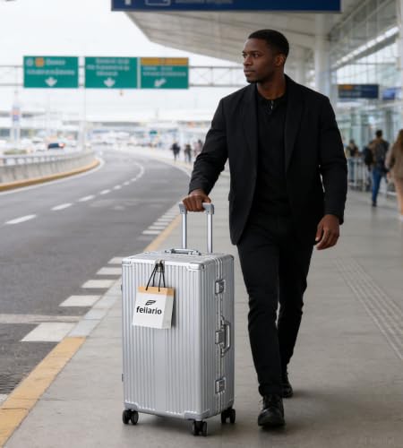 Super Large Aluminum Frame Checked Zipperless Luggage (A3-Silver / 26in)