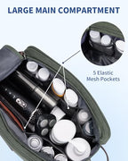 Travel Toiletry Bag for Men (L, Green / Large)