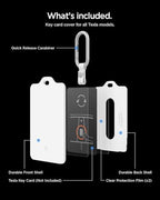 Key Card Holder for Tesla Model Y (White)