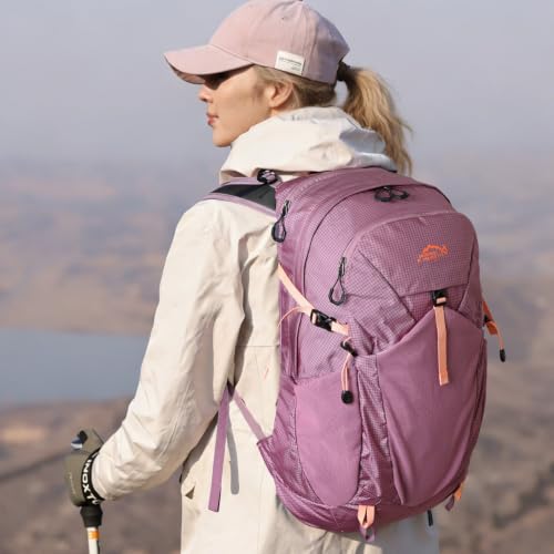 Hiking Hydration Backpack with 2L (Purple-3L Water Bladder)