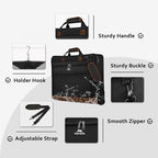Suit Garment Bag for Travel (Black Brown)