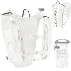 Hydration Vest Pack with 1.5L Water Bladder (White / 1.5L Bladder)