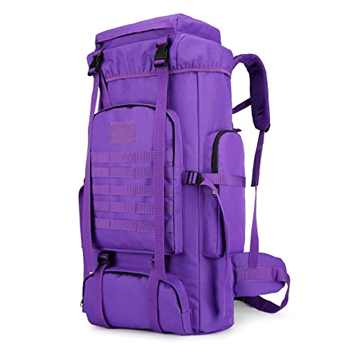 Hiking Backpack for Men 70L (70l-purple)