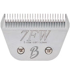 Detachable A Series Wide 7fw Blades for Dog Grooming Full Tooth Cuts Length 1 (7FW (1/8" - 3.2mm))