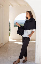Dreamsoft Travel Scarf (Organic Cotton / Black)