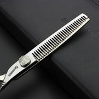 6/7/8 inch Personalized Rose Print Hair Clipper Set (Scissors Set) (7 inch-3pc-A) (7 Inch-3pc-a)