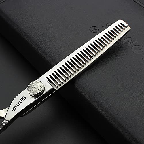 6/7/8 inch Personalized Rose Print Hair Clipper Set (Scissors Set) (7 inch-3pc-A) (7 Inch-3pc-a)