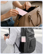 Metal Pill Organizer with 7 Separate Compartments for Pills Storage (Updated Pink)