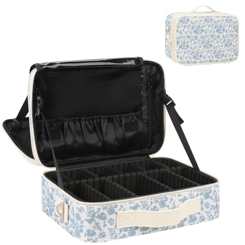 Large Makeup Bag (Medium / Floral Print)