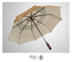 Folding Umbrella Real Wood Handle Pimlico Mustard Navy (Pimlico Mustard Navy)