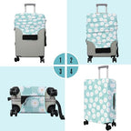 Travel Luggage Cover Suitcase Protector Fits 18 (Flower-1 / XL(29-32in))