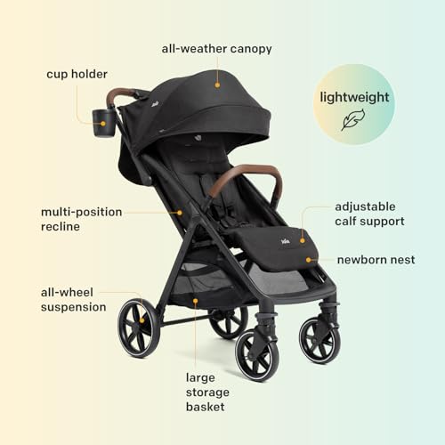 Nutmeg Compact Lightweight Travel Stroller (Thunder)