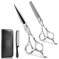 Professional Hair Cutting Scissors Kit (7.3 Inch / Silver Hair Scissors Kit)