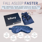 Silk Sleep Mask (Blue)