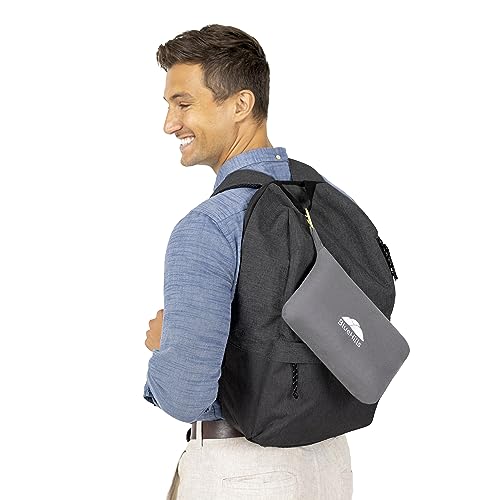Premium Soft Lightweight Travel Blanket Pillow Airplane (L01-gray)
