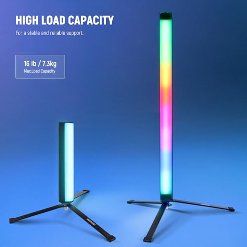 Metal Mini Tripod Base for TL120C TL60 CL124 Tube Light Wand Stick (CTN5)