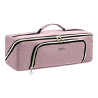 Large Hair Tools Travel Bag with Iron Mat (Style A - Large / Pink)