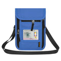 Neck Wallet for Travel (Blue)