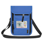Neck Wallet for Travel (Blue)