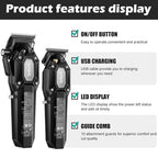 Professional Hair Clippers for Men (Black)