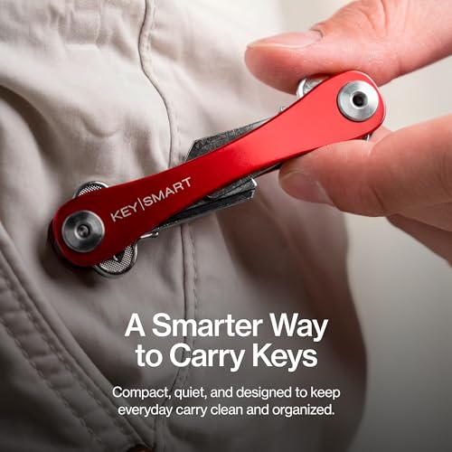 KeySmart Original Key Holder (8 Keys / Red)