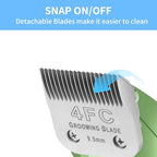 3 Pcs Size 7FC Detachable Dog Grooming Blades (7FC 93.2mm, 3Pcs)