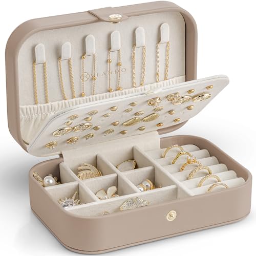 Travel Jewelry Case (Toffee / Medium (4.6"*2.2"*6.3"))