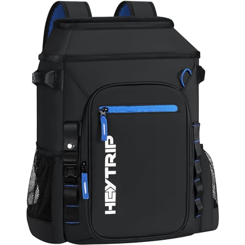 Backpack Cooler Insulated Waterproof Leakproof Lunch Bag 36 Cans (Black - 36 Cans)